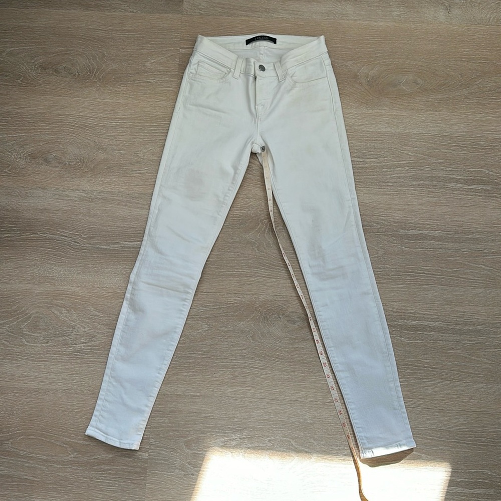 While J Brand skinny leg jeans